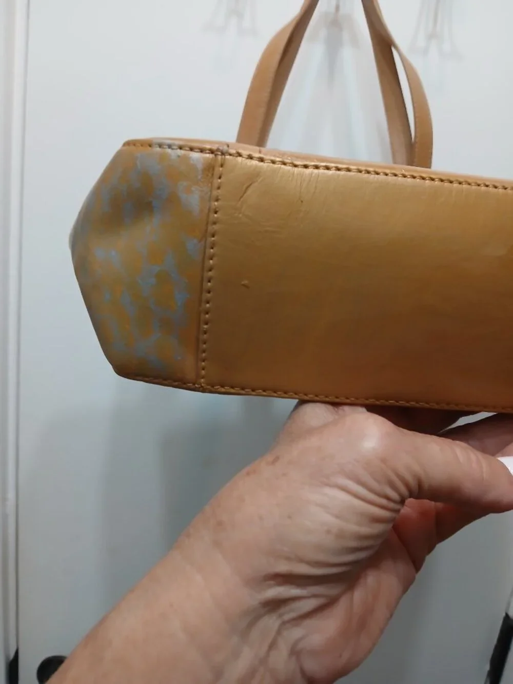 Valerie Stevens Leather Satchel🤎